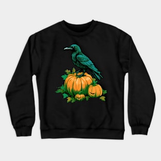 Spooky Fall Raven Crewneck Sweatshirt